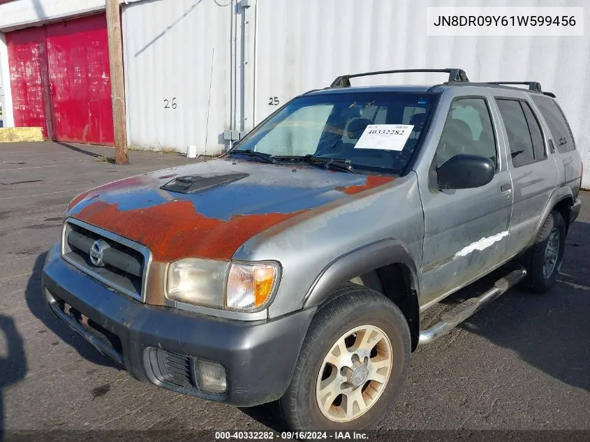 JN8DR09Y61W599456 2001 Nissan Pathfinder Le/Se/Xe