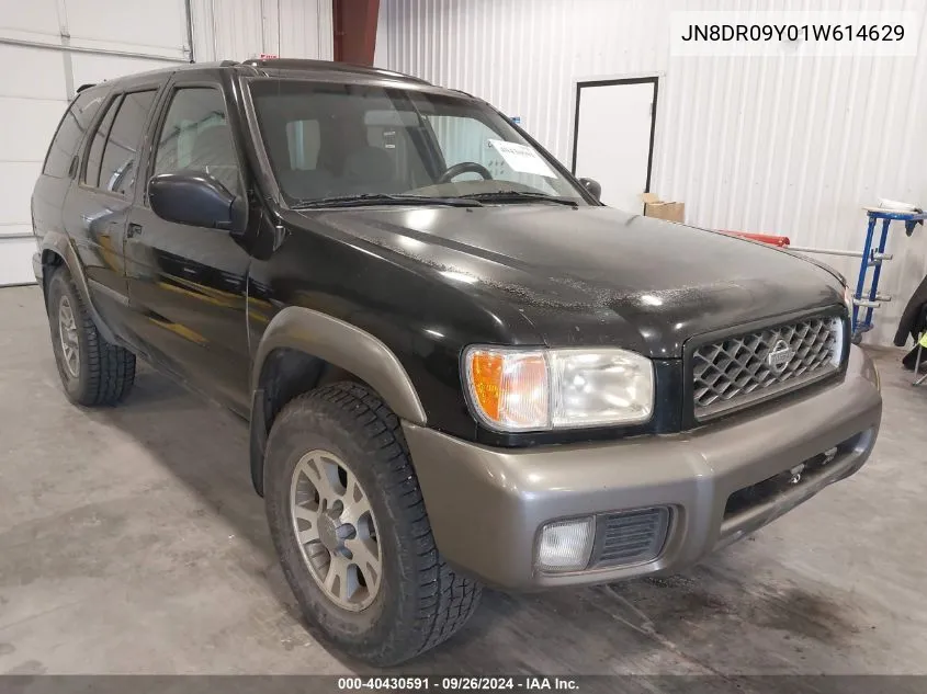 2001 Nissan Pathfinder Se VIN: JN8DR09Y01W614629 Lot: 40430591