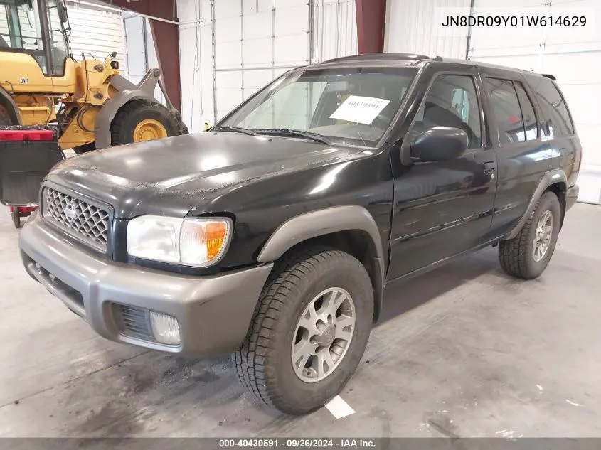 2001 Nissan Pathfinder Se VIN: JN8DR09Y01W614629 Lot: 40430591