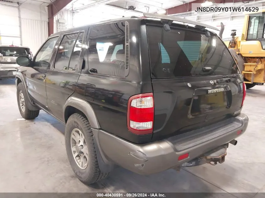 2001 Nissan Pathfinder Se VIN: JN8DR09Y01W614629 Lot: 40430591