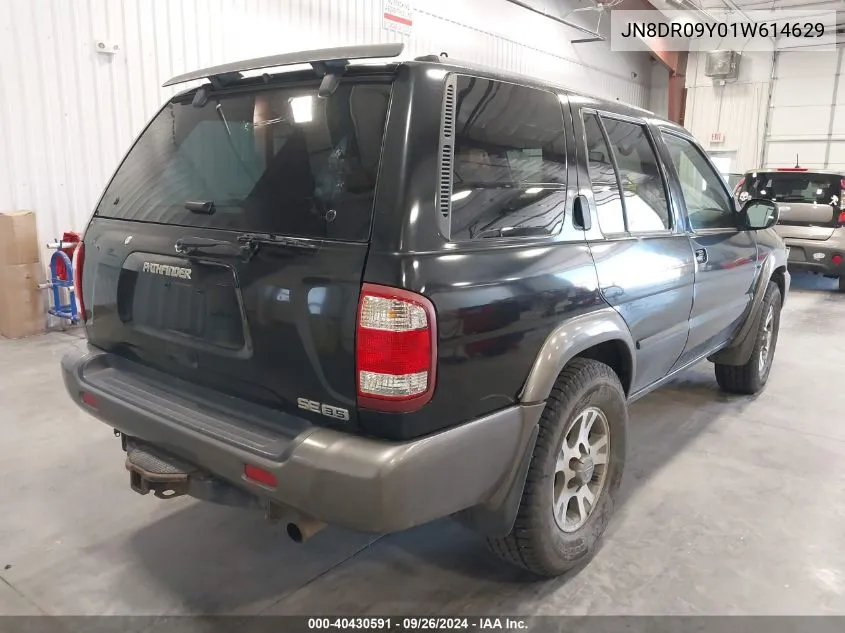 JN8DR09Y01W614629 2001 Nissan Pathfinder Se