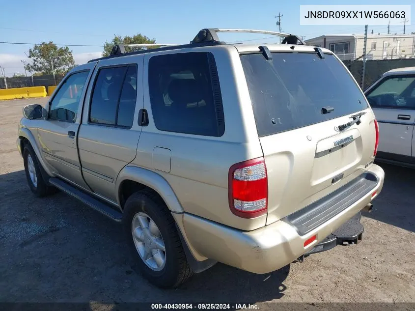 JN8DR09XX1W566063 2001 Nissan Pathfinder Le