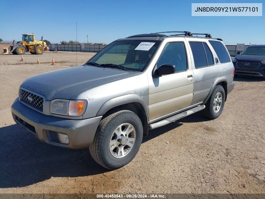 JN8DR09Y21W577101 2001 Nissan Pathfinder Se