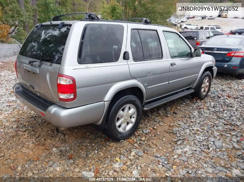 2001 Nissan Pathfinder Le VIN: JN8DR09Y61W573052 Lot: 40757829