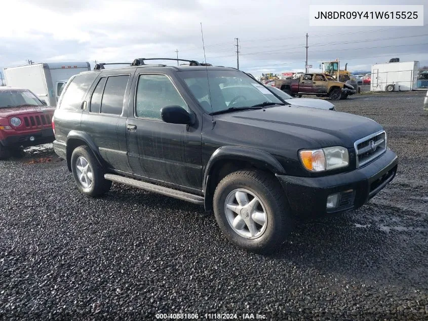 2001 Nissan Pathfinder Le VIN: JN8DR09Y41W615525 Lot: 40881806