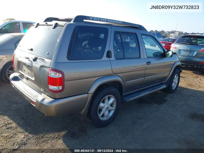 2002 Nissan Pathfinder Se VIN: JN8DR09Y32W732823 Lot: 40343131