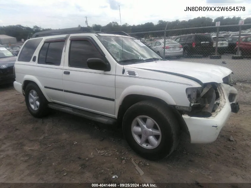 2002 Nissan Pathfinder Se VIN: JN8DR09XX2W654578 Lot: 40414468