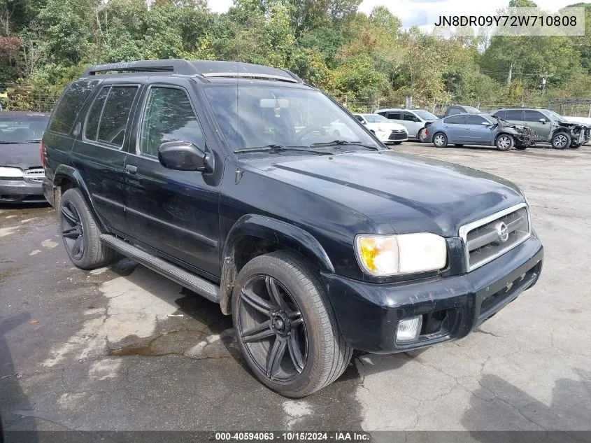 2002 Nissan Pathfinder Le VIN: JN8DR09Y72W710808 Lot: 40594063