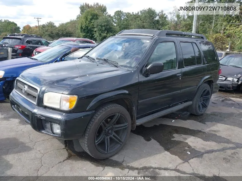 2002 Nissan Pathfinder Le VIN: JN8DR09Y72W710808 Lot: 40594063