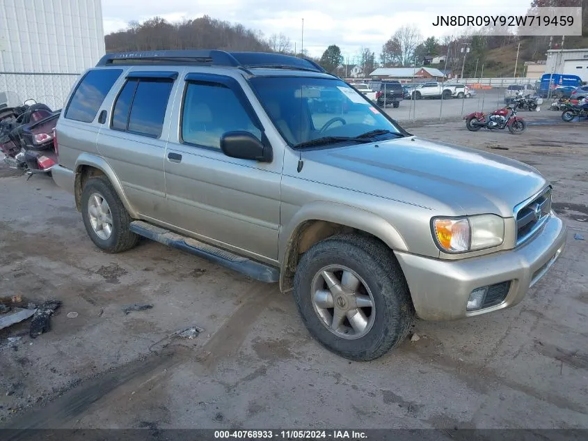 2002 Nissan Pathfinder Se VIN: JN8DR09Y92W719459 Lot: 40768933