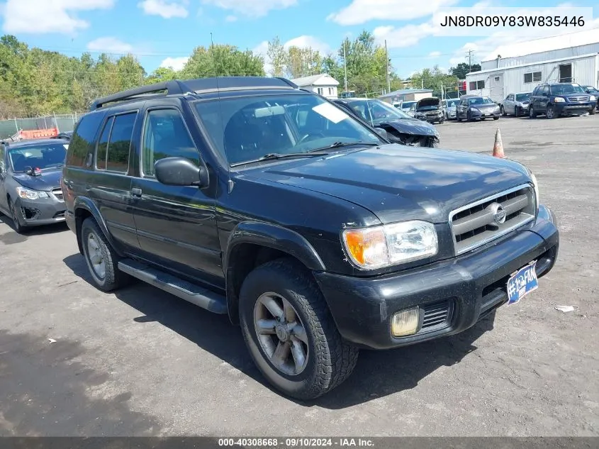 2003 Nissan Pathfinder Se VIN: JN8DR09Y83W835446 Lot: 40308668