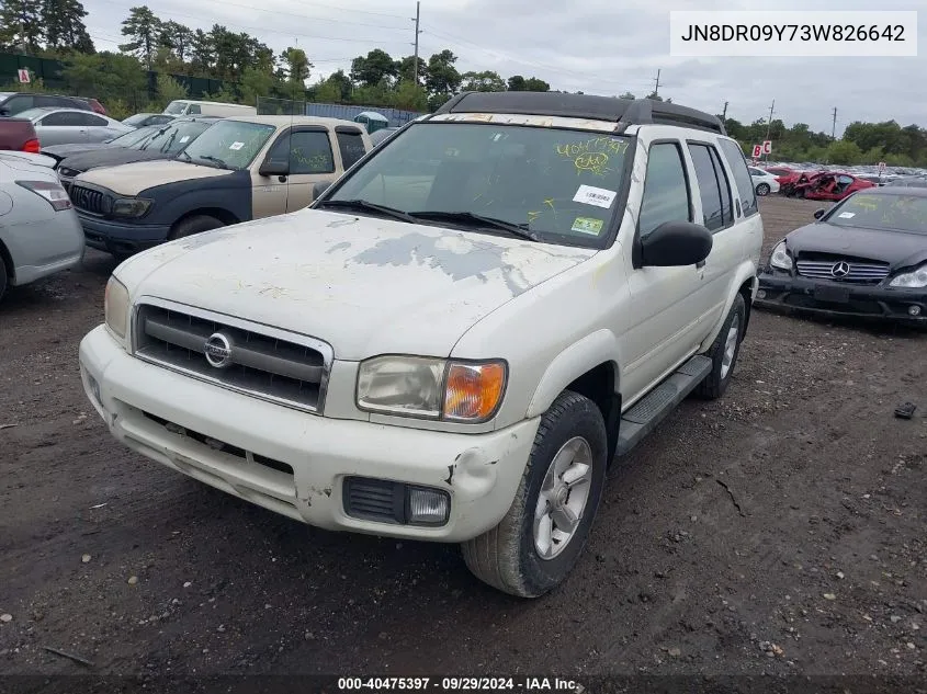 2003 Nissan Pathfinder Se VIN: JN8DR09Y73W826642 Lot: 40475397