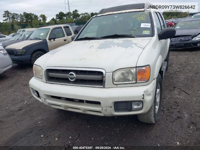 2003 Nissan Pathfinder Se VIN: JN8DR09Y73W826642 Lot: 40475397