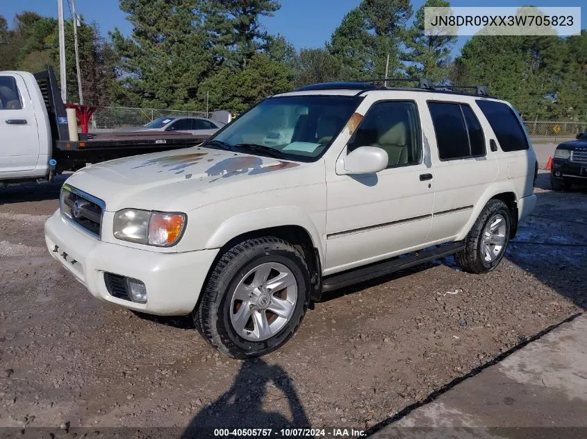 2003 Nissan Pathfinder Le/Se VIN: JN8DR09XX3W705823 Lot: 40505757