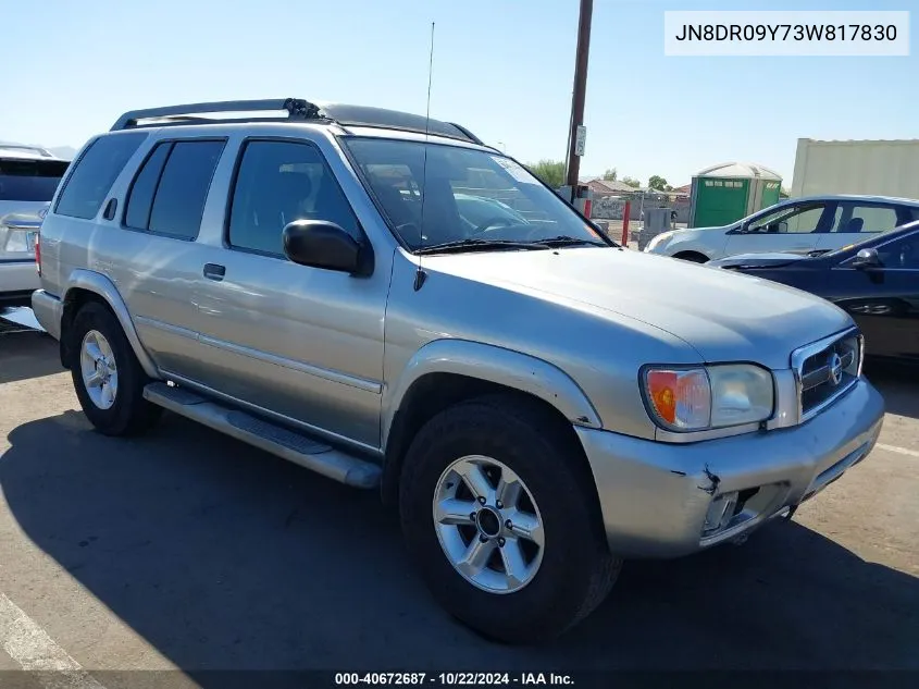 2003 Nissan Pathfinder Se VIN: JN8DR09Y73W817830 Lot: 40672687