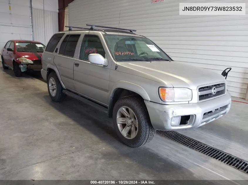 2003 Nissan Pathfinder Le VIN: JN8DR09Y73W823532 Lot: 40720196