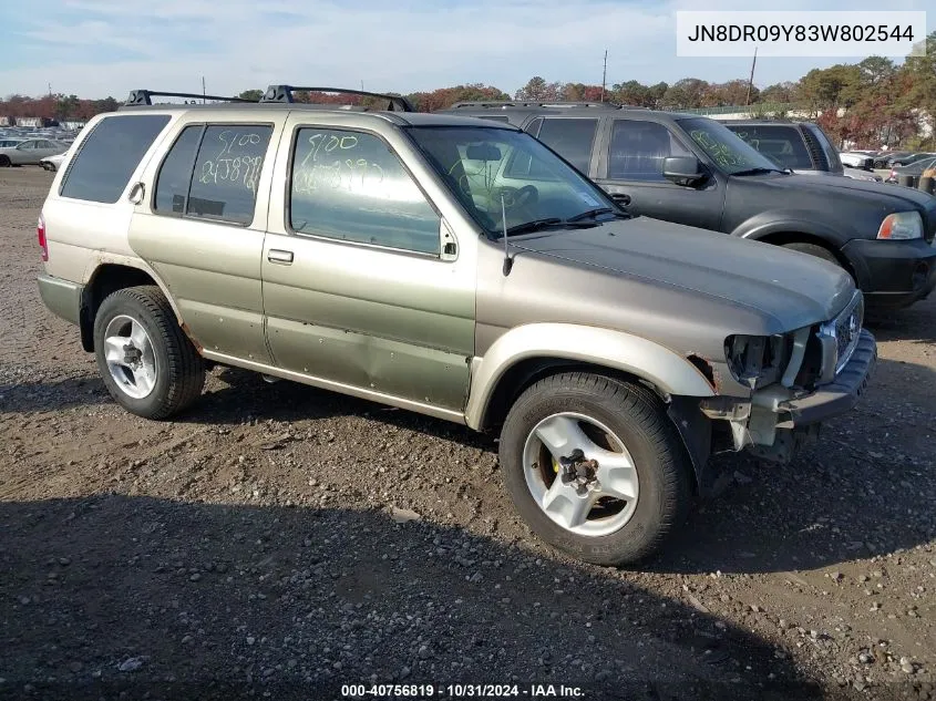 2003 Nissan Pathfinder Le VIN: JN8DR09Y83W802544 Lot: 40756819