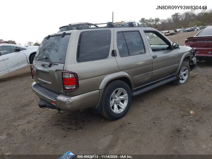 JN8DR09Y93W830448 2003 Nissan Pathfinder Le