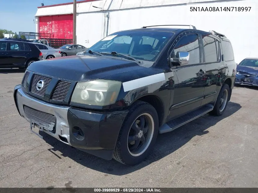 5N1AA08A14N718997 2004 Nissan Pathfinder Armada Se