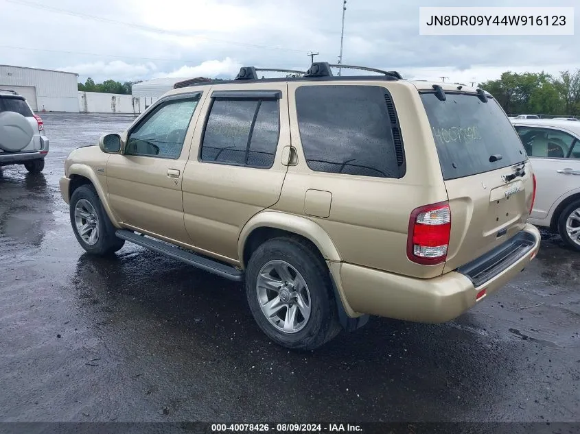 JN8DR09Y44W916123 2004 Nissan Pathfinder Le Platinum