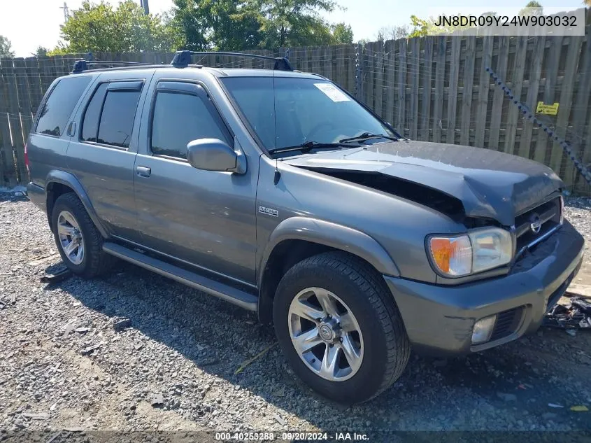 2004 Nissan Pathfinder Le Platinum VIN: JN8DR09Y24W903032 Lot: 40253288