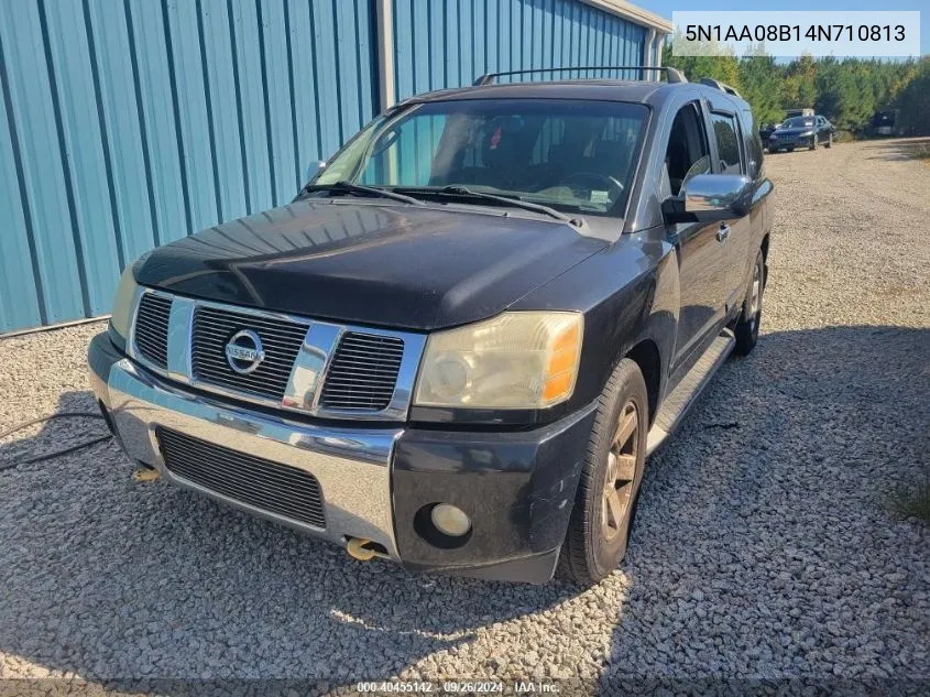 2004 Nissan Pathfinder Armada VIN: 5N1AA08B14N710813 Lot: 40455142