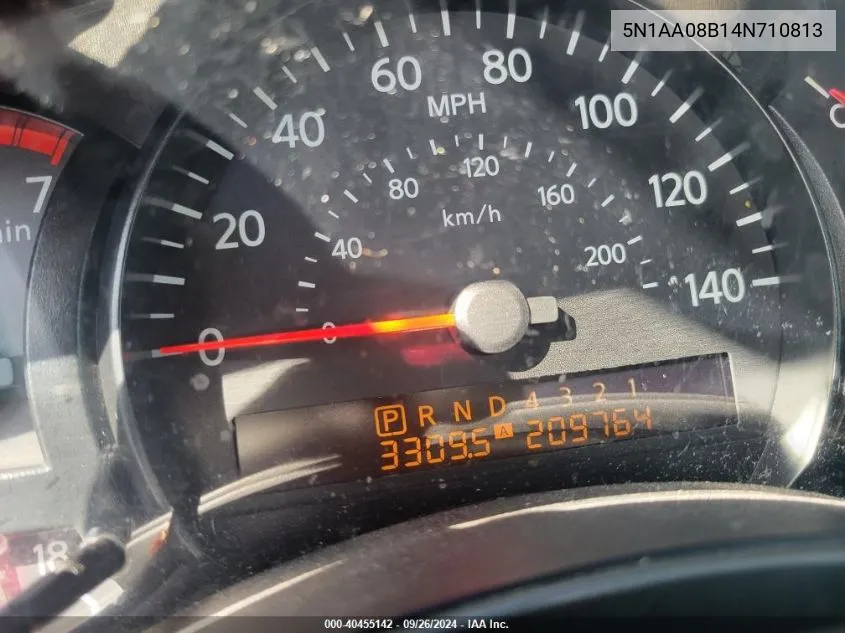 5N1AA08B14N710813 2004 Nissan Pathfinder Armada