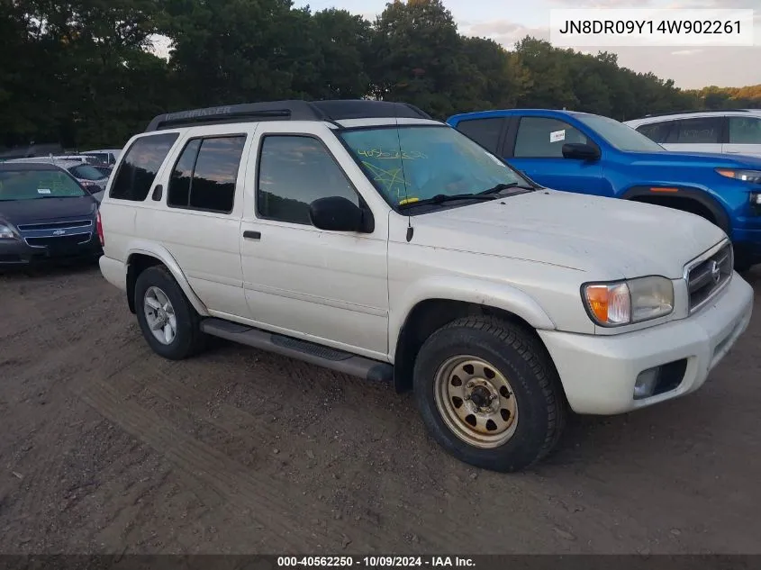 2004 Nissan Pathfinder Se VIN: JN8DR09Y14W902261 Lot: 40562250