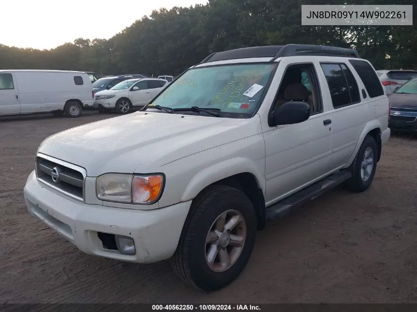 2004 Nissan Pathfinder Se VIN: JN8DR09Y14W902261 Lot: 40562250