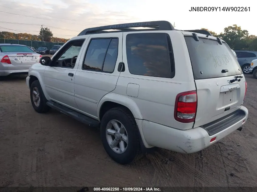 2004 Nissan Pathfinder Se VIN: JN8DR09Y14W902261 Lot: 40562250