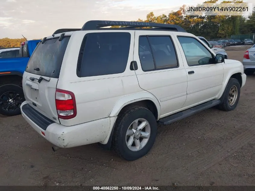 2004 Nissan Pathfinder Se VIN: JN8DR09Y14W902261 Lot: 40562250