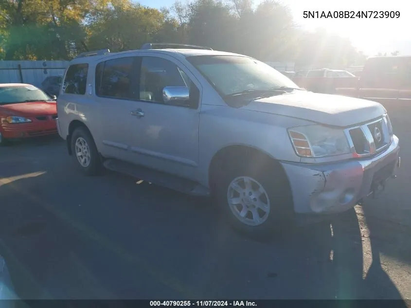 2004 Nissan Pathfinder Armada Le VIN: 5N1AA08B24N723909 Lot: 40790255