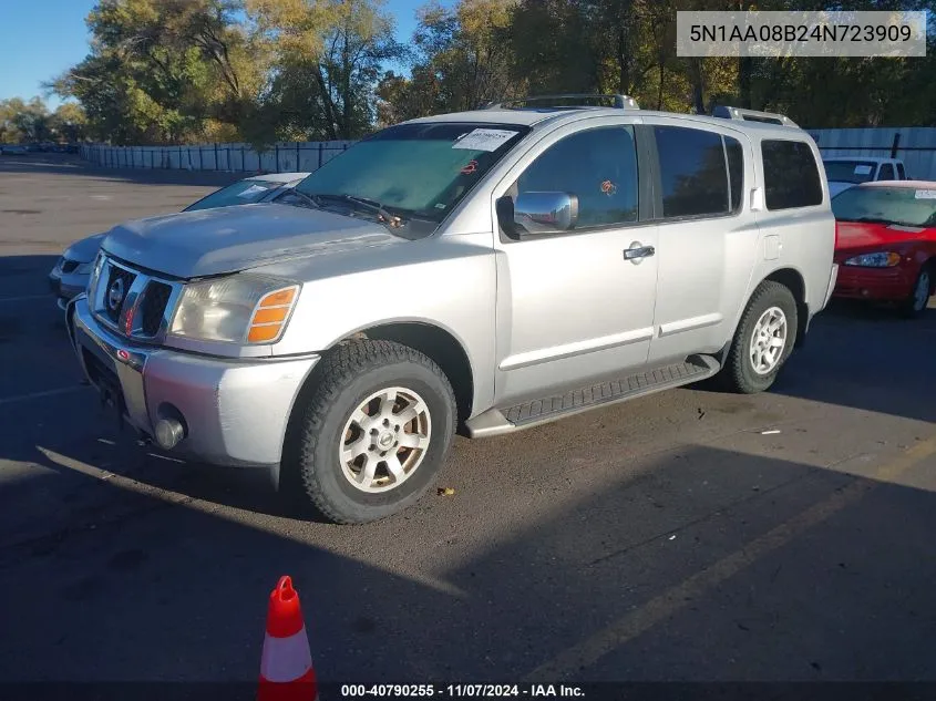 2004 Nissan Pathfinder Armada Le VIN: 5N1AA08B24N723909 Lot: 40790255