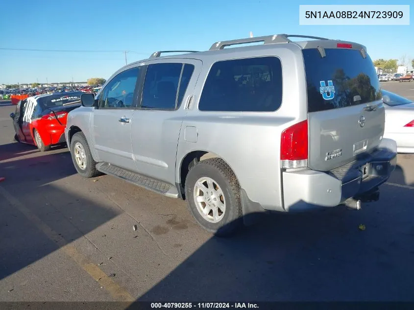 2004 Nissan Pathfinder Armada Le VIN: 5N1AA08B24N723909 Lot: 40790255