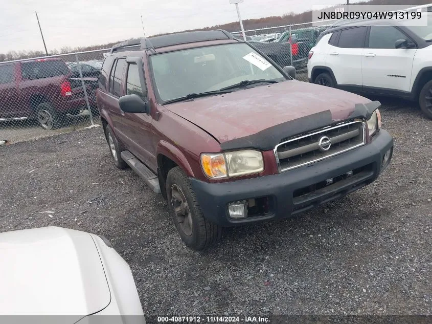 2004 Nissan Pathfinder Se VIN: JN8DR09Y04W913199 Lot: 40871912