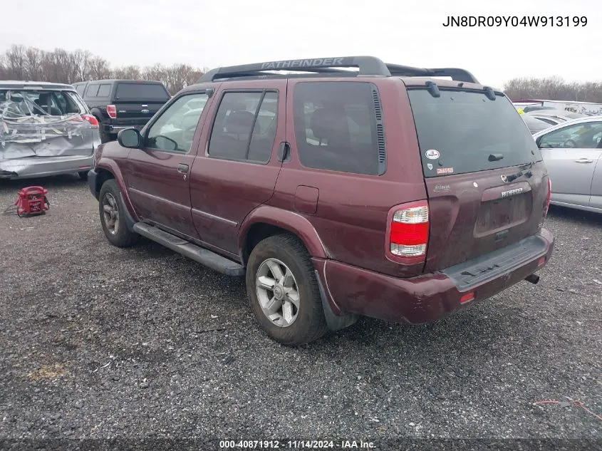 2004 Nissan Pathfinder Se VIN: JN8DR09Y04W913199 Lot: 40871912