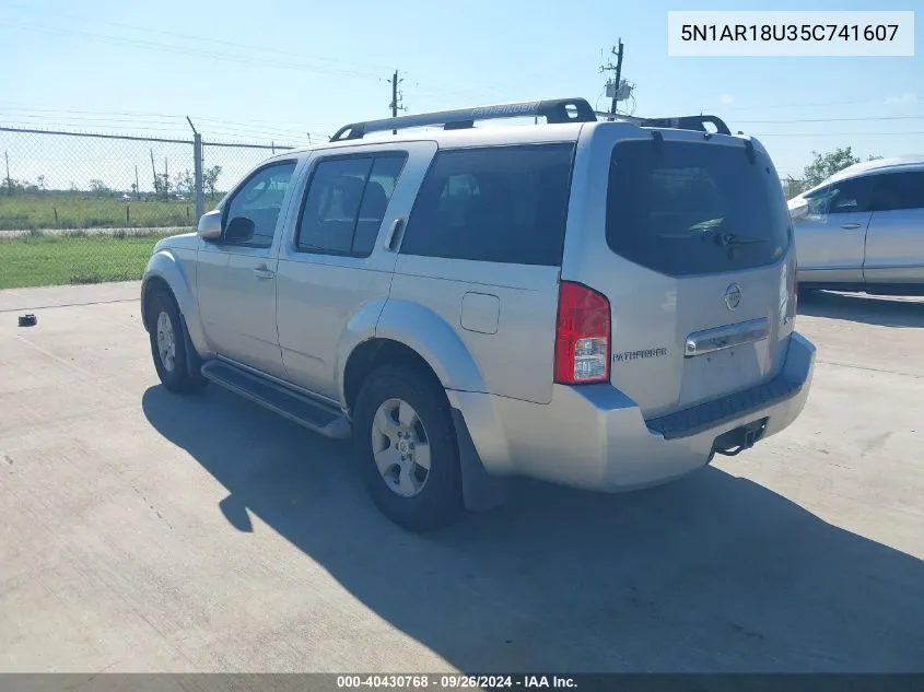 5N1AR18U35C741607 2005 Nissan Pathfinder Le/Se/Xe