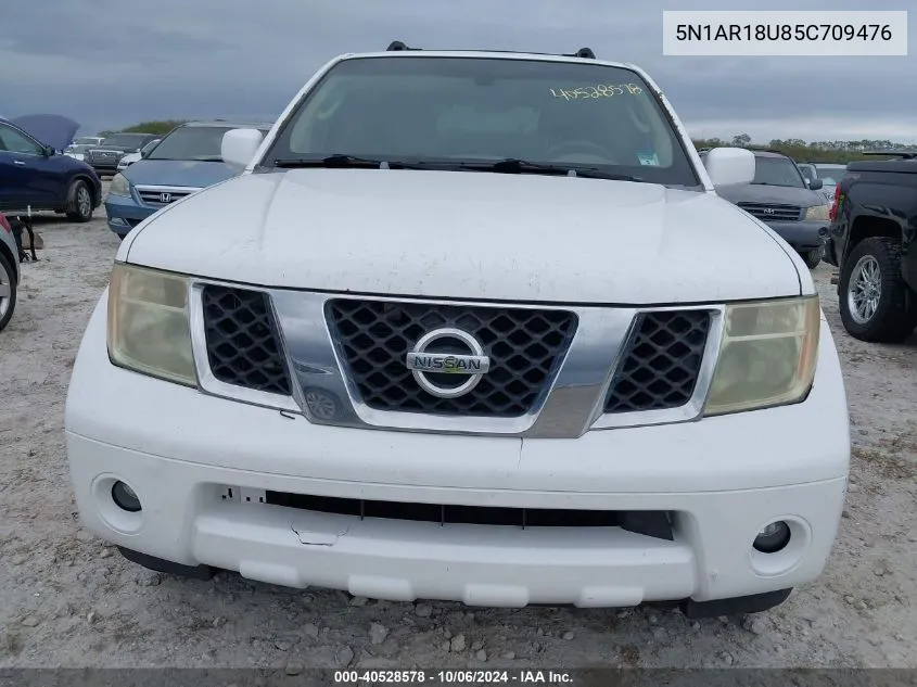 2005 Nissan Pathfinder Le/Se/Xe VIN: 5N1AR18U85C709476 Lot: 40528578