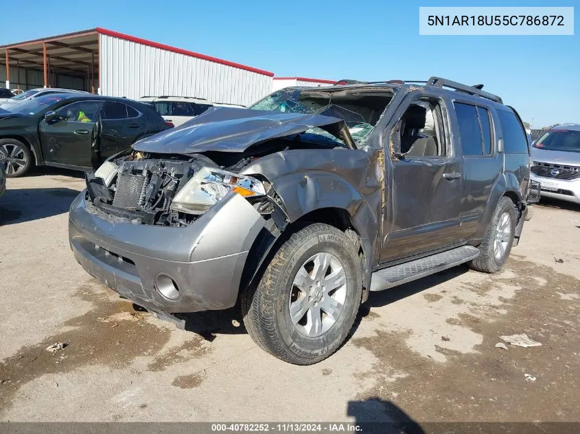 5N1AR18U55C786872 2005 Nissan Pathfinder Le