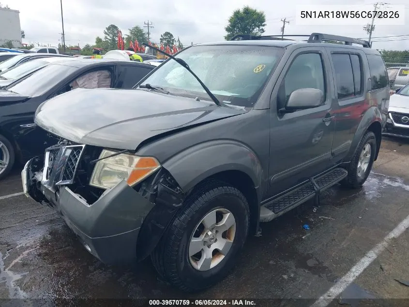 5N1AR18W56C672826 2006 Nissan Pathfinder Se