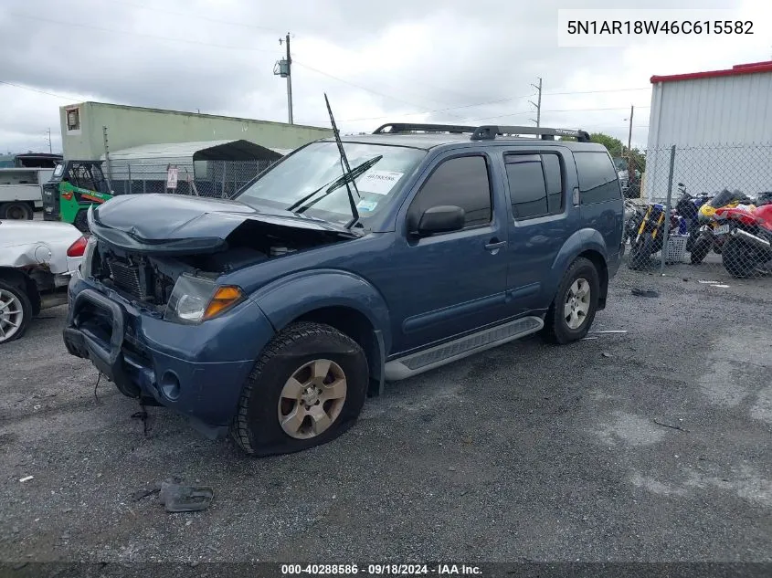 5N1AR18W46C615582 2006 Nissan Pathfinder S