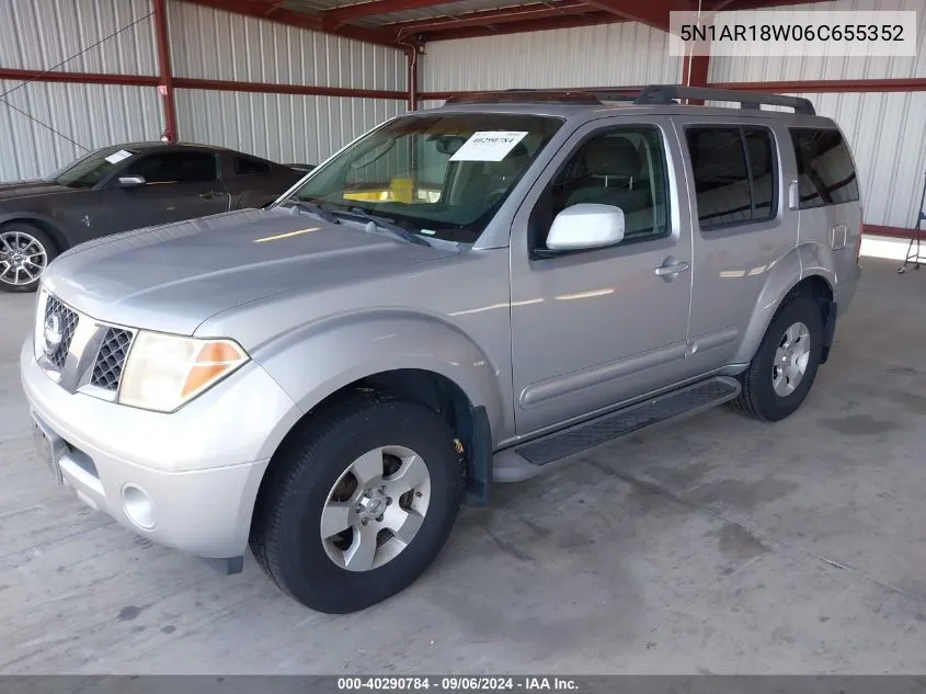 5N1AR18W06C655352 2006 Nissan Pathfinder Se