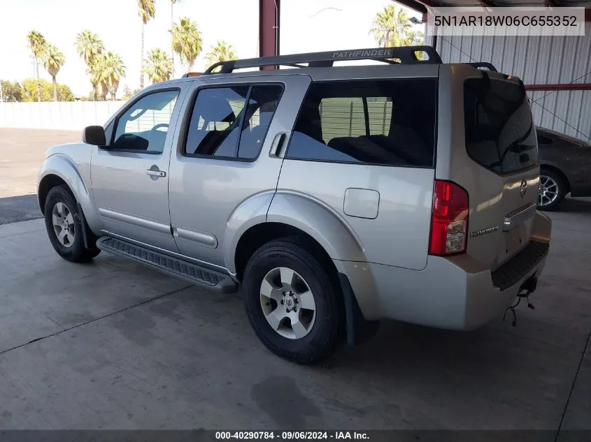 5N1AR18W06C655352 2006 Nissan Pathfinder Se