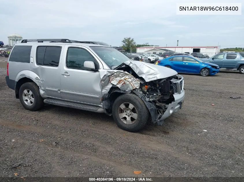 5N1AR18W96C618400 2006 Nissan Pathfinder Se