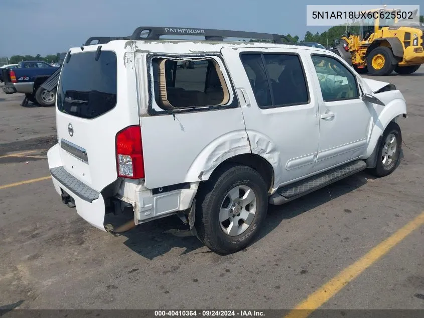 5N1AR18UX6C625502 2006 Nissan Pathfinder Se