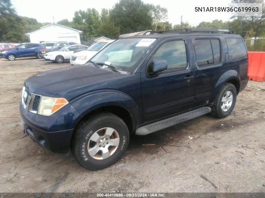 5N1AR18W36C619963 2006 Nissan Pathfinder Se