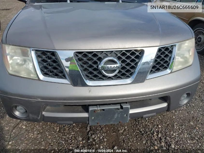 5N1AR18U26C666609 2006 Nissan Pathfinder S