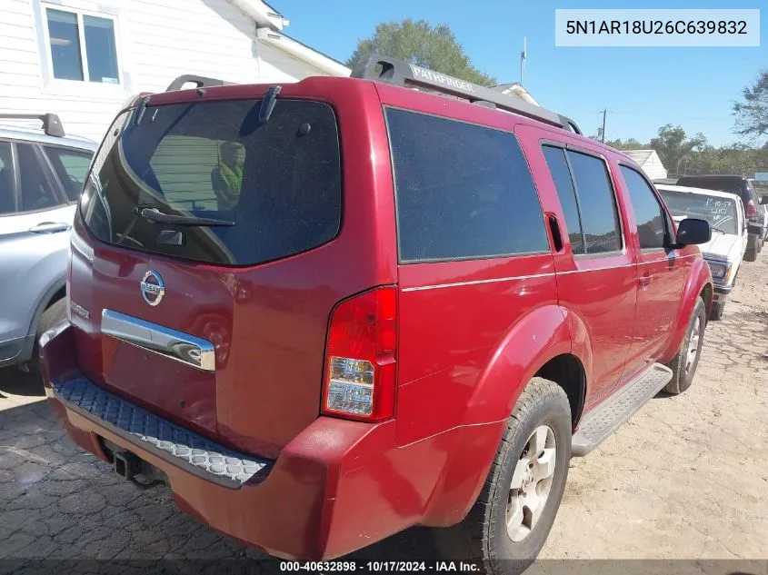 5N1AR18U26C639832 2006 Nissan Pathfinder S