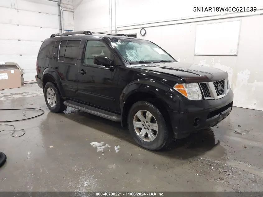 2006 Nissan Pathfinder Le VIN: 5N1AR18W46C621639 Lot: 40798221