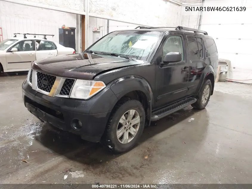 2006 Nissan Pathfinder Le VIN: 5N1AR18W46C621639 Lot: 40798221